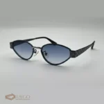 عینک گوچی مشکی آبی هایلایت