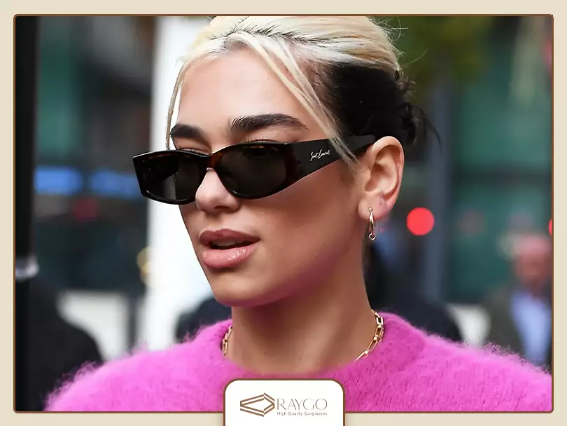 عینک آفتابی سلبریتی‌های خارجی: 21. عینک آفتابی دوآ لیپا (Dua Lipa)