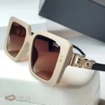 عینک آفتابی دیور Dior کد 1095 سفید طلایی