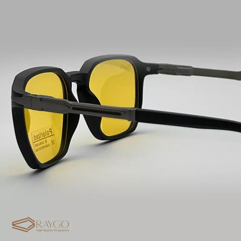 عینک آفتابی پرسول persol کد 03مشکی شیشه زرد
